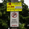 The ‘permit parking’ scheme banned at the beach but OK for elite gym members