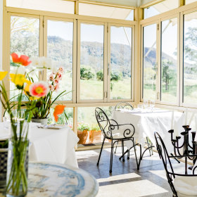 The dining room. 