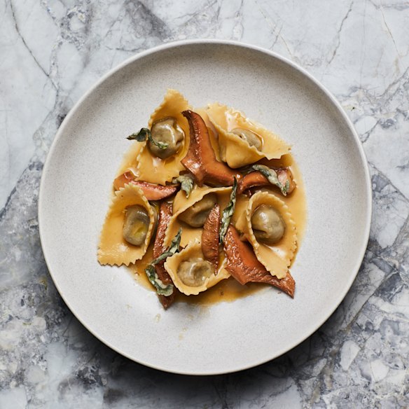 Pine mushroom pasta at Tipo 00.