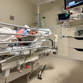 Smith was hospitalised after falling ill.