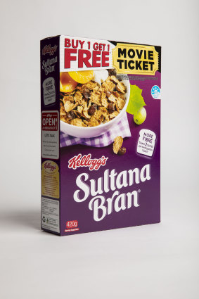 Sultana Bran, one of Kellogg’s’ products.