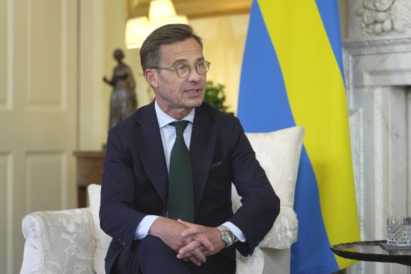 Sweden’s Prime Minister Ulf Kristersson.