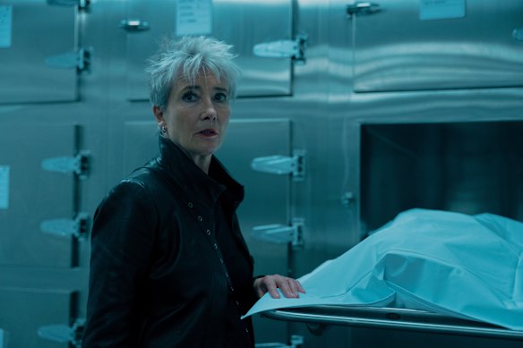 Emma Thompson says her Down Cemetery Road character Zoe, a private eye, is a woman who “decided not to be a good girl”.