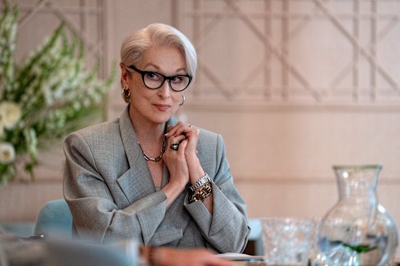 Meryl Streep or Anna Wintour? It's anyone's guess.