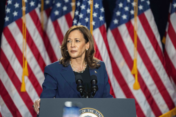 Vice President Kamala Harris campaigns this week.  