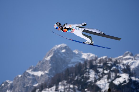 Ski jumpers need all the  help they can get to get more hang time.