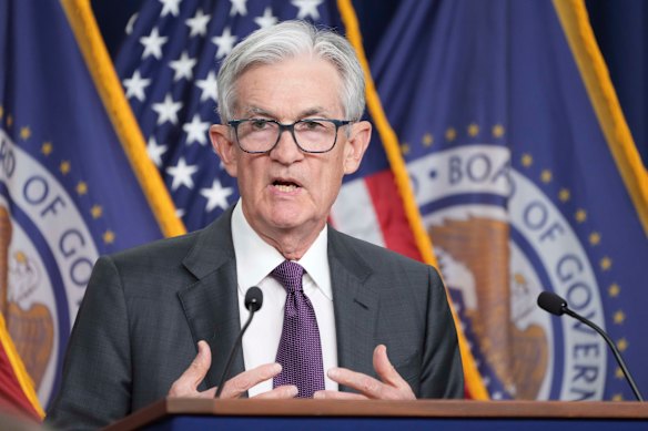 Federal Reserve chairman Jerome Powell said the US president’s tariff increases were “significantly larger than expected”.