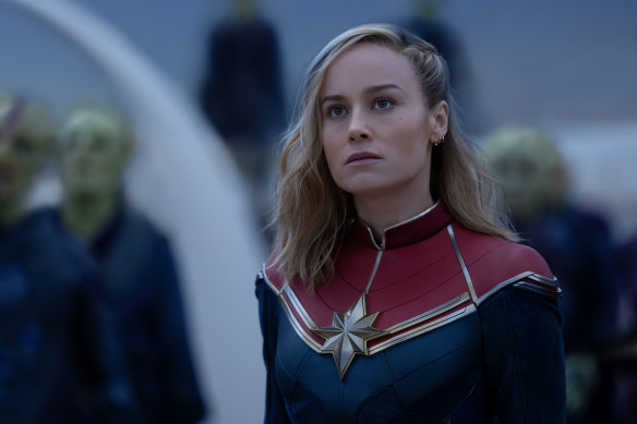 Brie Larson is back as Captain Marvel/Carol Danvers in the long-awaited sequel The Marvels.