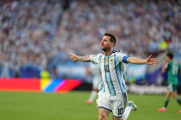 Lionel Messi has had plenty to celebrate in the early stages of the tournament.