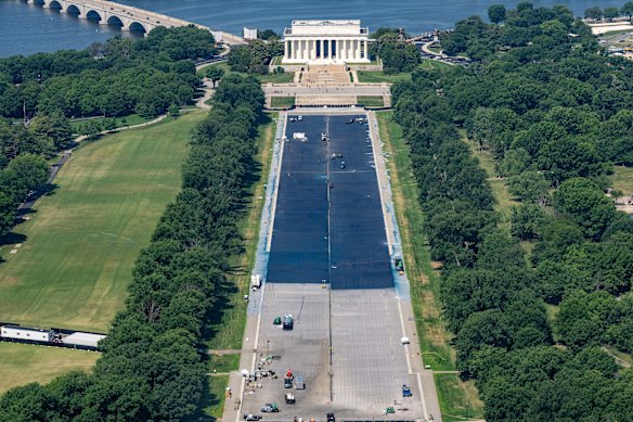 President Donald Trump has embarked on an ambitious effort to repair Washington landmarks as part of preparations for the country’s 250th birthday this northern summer.