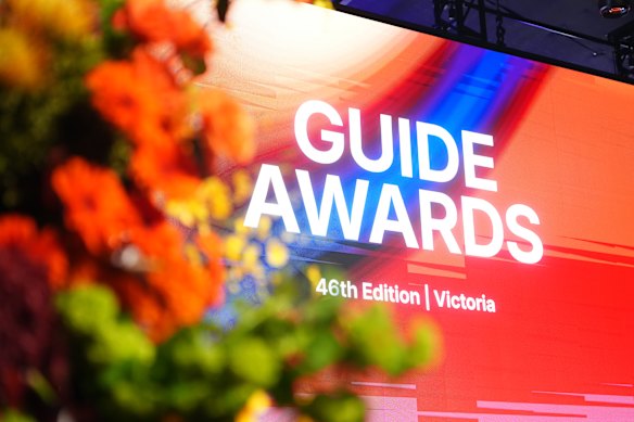 The stage is set at The Age Good Food Guide Awards.