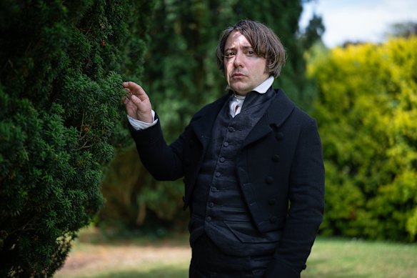 Ryan Sampson as the misunderstood Mr Collins in The Other Bennet Sister. 