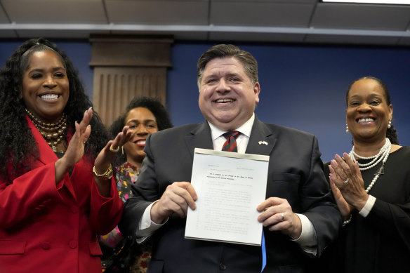 Illinois Governor J.B. Pritzker.