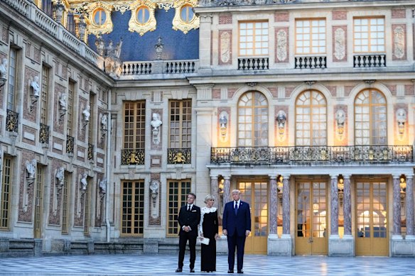 I leader francesi spesso ospitano altri leader mondiali a Versailles.