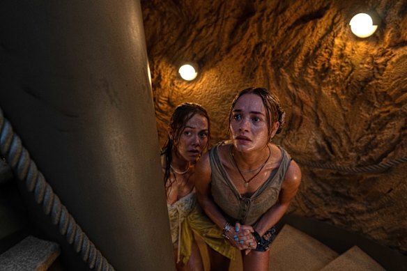 Victoria Wyant and Johnny Sequoyah in  Primate.