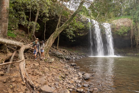 Swap the surf for a dip at Killen Falls.