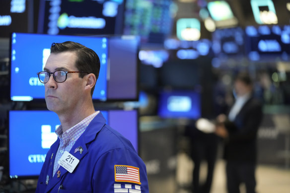 US stocks slipped on Thursday as the clamps tighten on Wall Street from rising yields in the bond market.