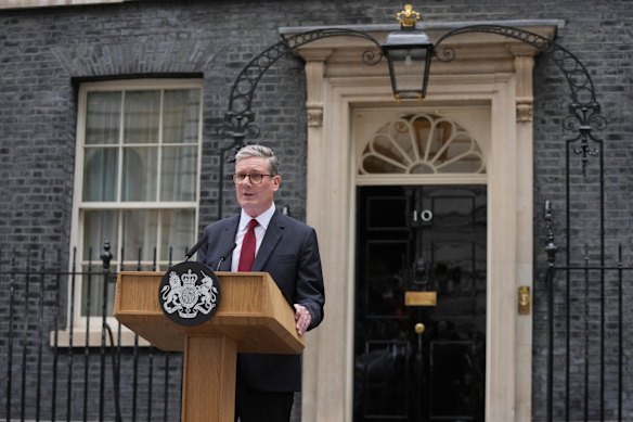 A matter of taste: British Prime Minister Keir Starmer.