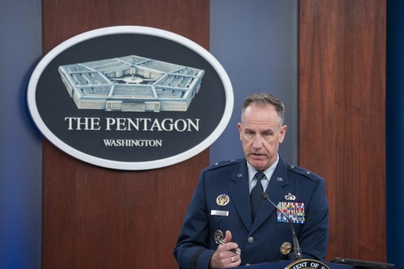 Pentagon spokesman U.S. Air Force Brigadier General Patrick Ryder 
