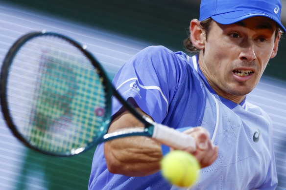 Alex de Minaur has started the grasscourt season in style after a run to the quarter-finals at the French Open (pictured).