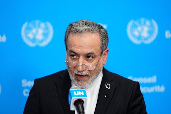 Iranian Foreign Minister Abbas Araghchi told reporters at the United Nations on Friday the proposed deal would trigger a seven-day countdown to reopening the strait and a pause in regional fighting.
