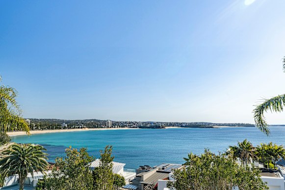 The view from a property in prestigious Bower Street.