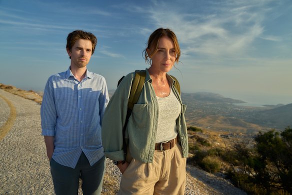 Freddie Highmore and Keeley Hawes in The Assassin.