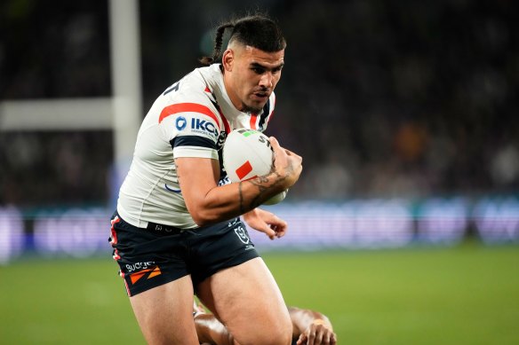 New Tiger: Former Roosters prop Terrell May.