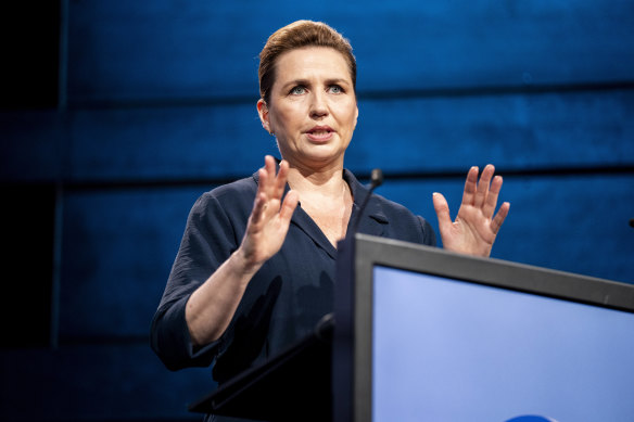 Denmark’s Prime Minister Mette Frederiksen.