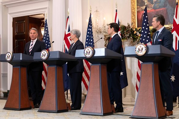 Deputy Prime Minister Richard Marles: “A central part of what we have sought to do in the defence space is to increase the US footprint in Australia.”