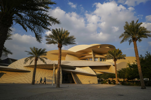 The National Museum of Qatar in Doha.
