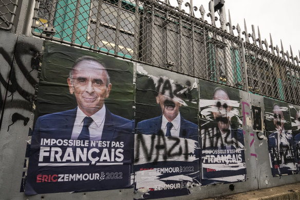 Far-right candidate Eric Zemmour has sunk in the polls after initially saying Ukrainian refugees would not be welcome. 