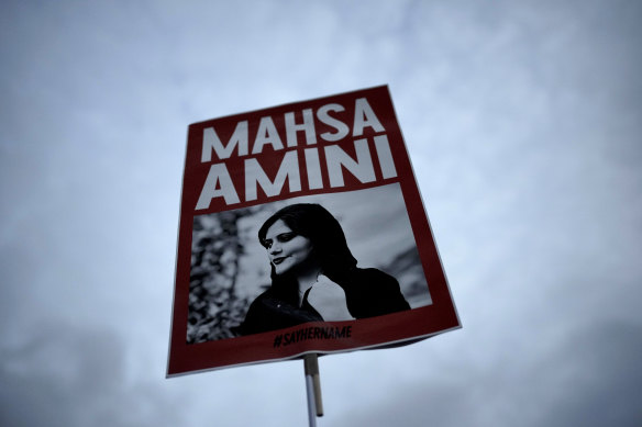 Protests in Iran were triggered by the death of Mahsa Amini.
