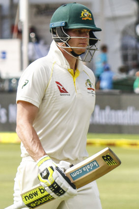 Not happy: Steve Smith said physical contact on the field should not part of cricket.
