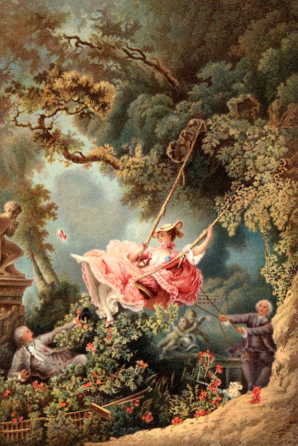 The Swing’ by Jean Honore Fragonard, 1754.