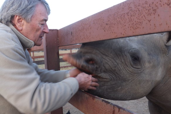 Nicholas Duncan, who founded SAVE African Rhino Foundation from his Perth home more than 30 years ago, has supplied Mander’s rangers with equipment and kit over the past few years.