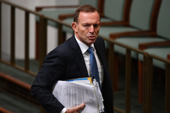 Former prime minister Tony Abbott. 