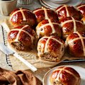 Helen Goh’s soft, fluffy hot cross buns proved popular at Easter.