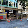 A section of George Street in Brisbane’s CBD has been evacuated due to a suspected gas leak.