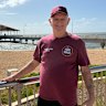 Denis Brennan has been leading Redcliffe’s The Man Walk for nearly seven years.