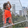 Save Victoria Park accused GIICA of intimidation after it erected fences as they began their media conference.