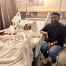 Don Achala said his mother could have died without surgery to treat a sudden bowel condition. 
