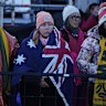 A dawn memorial service was held at Anzac Cove beach, the site of the World War I Anzac landing in Gallipoli.