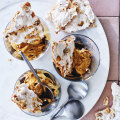 Helen Goh’s baked custard affogato.