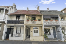 Unliveable: But the two-bedroom terrace house with one car park at 38 William Street, in inner-suburban Sydney’s Paddington, sold at auction for $2.715 million. 