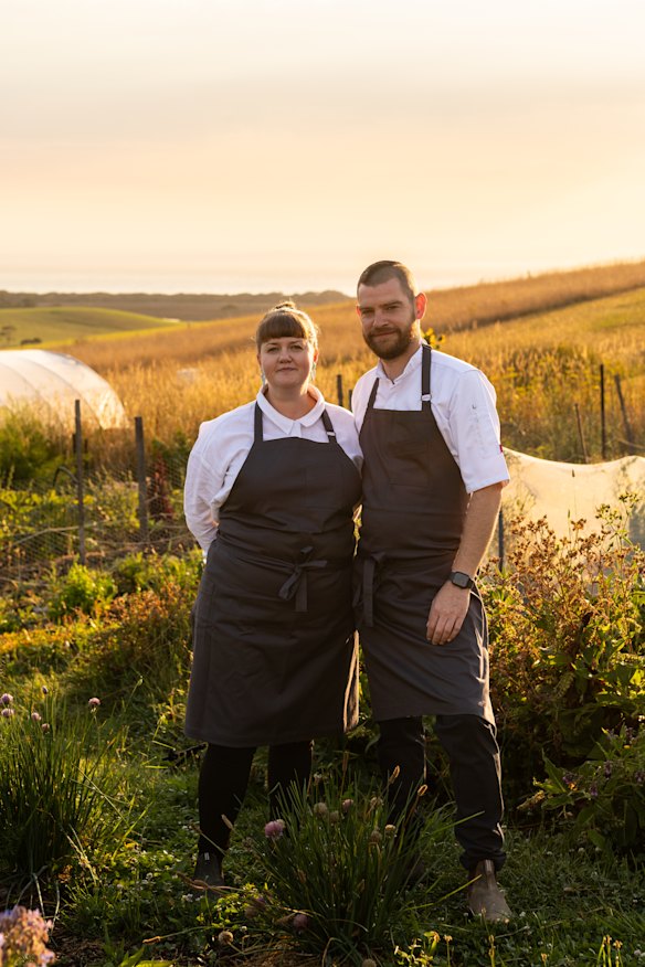 Oirthir restaurant owners Jillian McInnes and Bob Piechniczek.