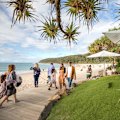 Noosa’s pretty main beach, right near Hastings Street.