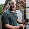 Harris Hutkin checks his solar energy app at least once a day since upgrading his setup.