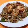 Duck egg char kwai teow at Lulu’s Express.