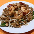 Duck egg char kwai teow at Lulu’s Express.